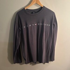 Tommy Hilfiger Men's Gray Long Sleeve Shirt